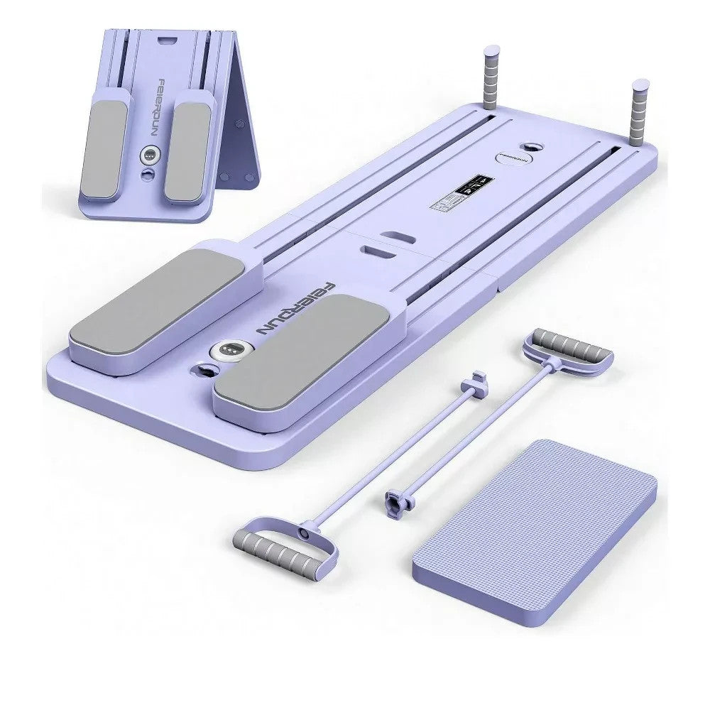 FEIERDUN Foldable Pilates Reformer, Portable Pilates Board for Full Body Workout