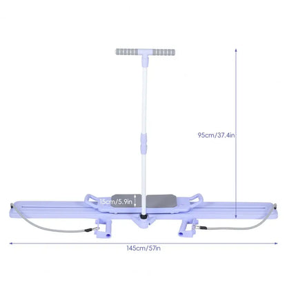 Foldable Pilates Reformer Equipment Multi-Purpose Pilates Board, Home Pilates Kit for Full Body Workout